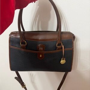 Dooney & Bourke Black and Brown Tote